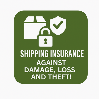 Priority Packing + 100% Shipping Insurance